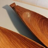 Pair of wooden appetizer dishes