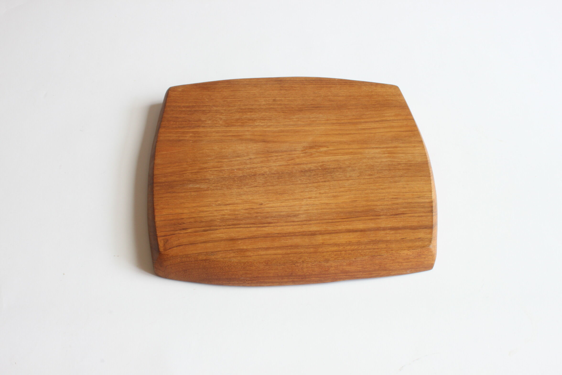 Scandinavian teak wooden tray with compartiments, 1970