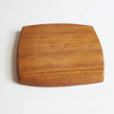 Scandinavian teak wooden tray with compartiments, 1970