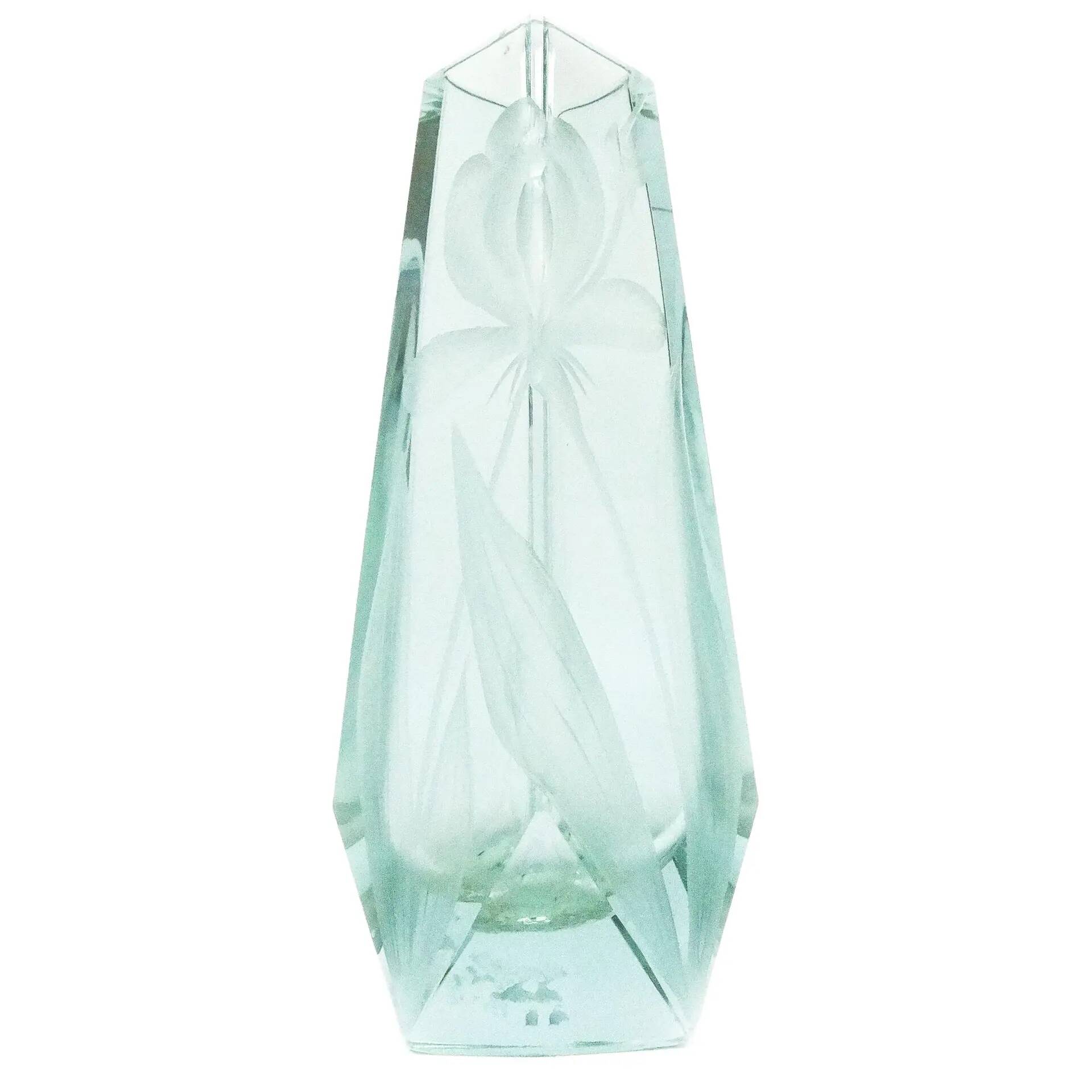 Art Nouveau vase, alexandrite crystal glass, Moser, Czechia, early 20th century