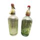 Anciens siphons crespi vert pâle