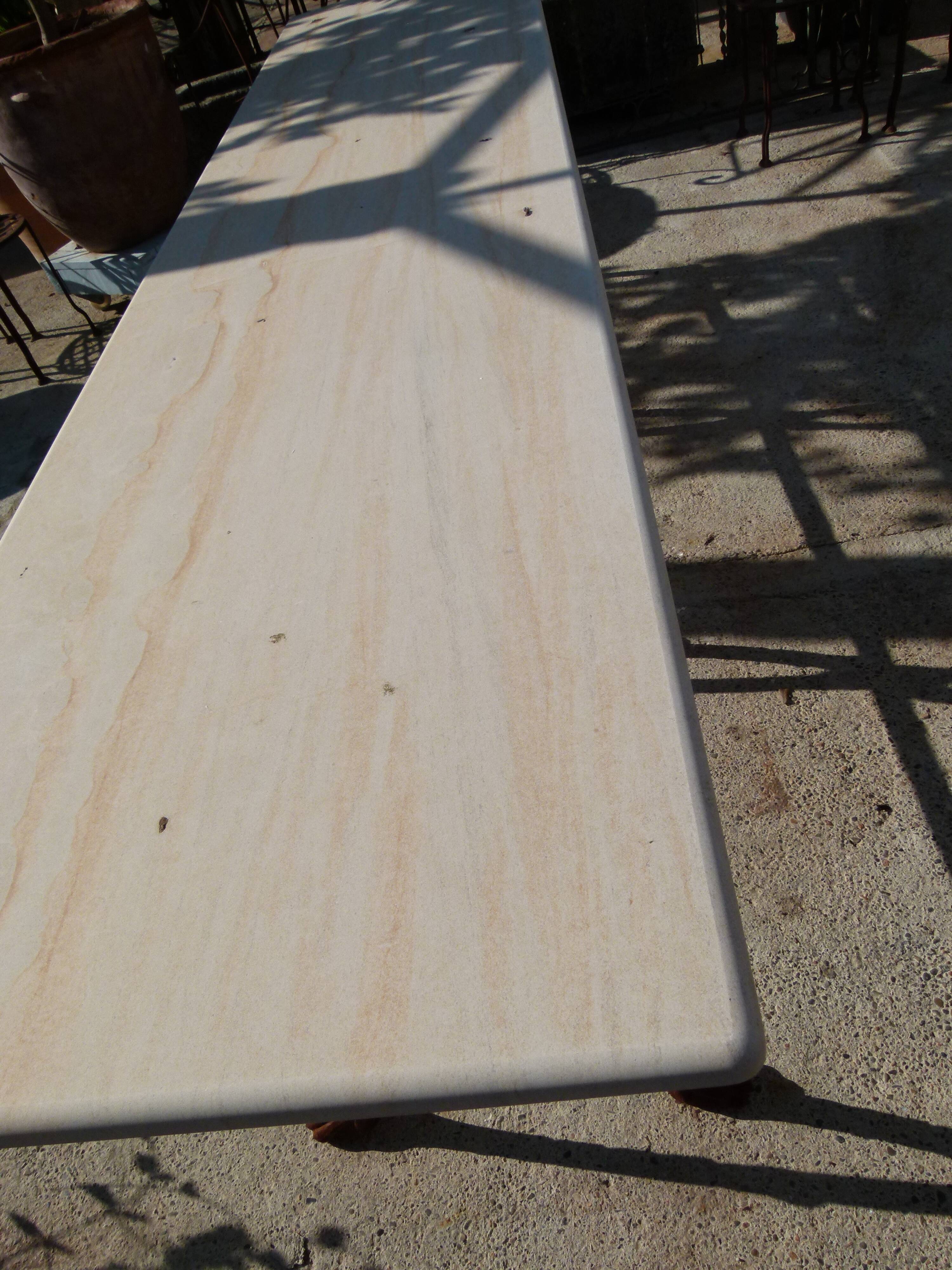 Marble table feet cast iron XXeme