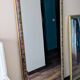 Vintage bevelled panoramic mirror