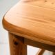 Table en pin par Rainer Daumiller, lot de 7