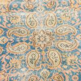 Tapis persan bleu classique 7x11, 222x330cm