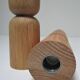 Pair of solid wood candlesticks design