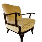 Vintage wooden armchair / club chair
