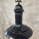 Philips antique black enamel pendant lamp diam 50 cm