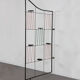 Vintage metal claustra, Czech design from the 1960s