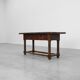 Spanish Oak Side Table or Console, 17th Century