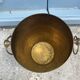 French Cloisonné Champagne Bucket with Fruit Garland & Brass Handles