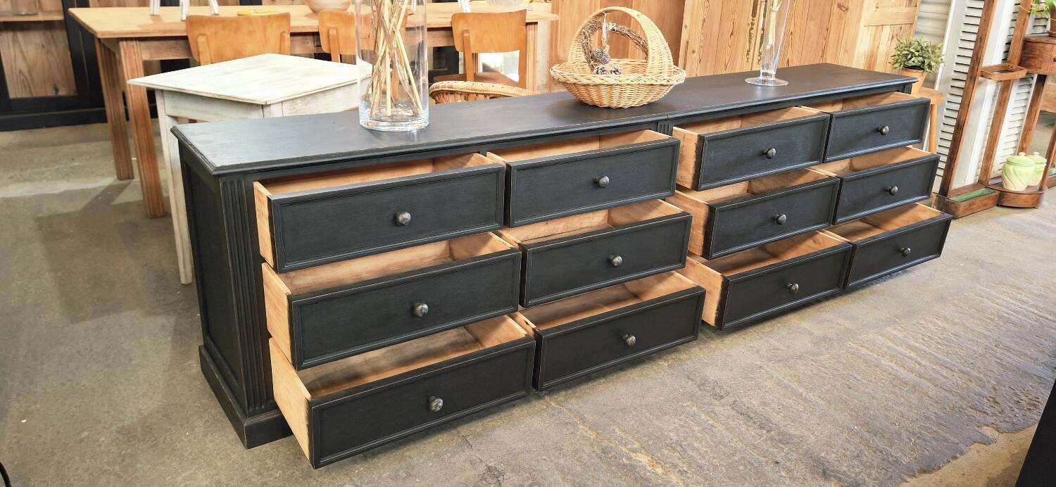 Craft cabinet with drawers