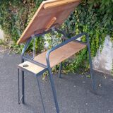 School drawing desk 60s 70s