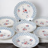 Hollow plates Digoin Sarreguemines