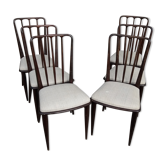 Set of 6 Scandinavian teak chairs.