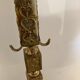 Marble and brass coat rack