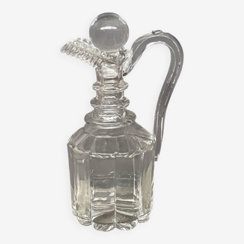 Antique solid crystal jug.