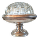 Pique flowers glass and silver metal Reims