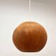 Beautiful design midcentury cocoon resin pendant, 1950s
