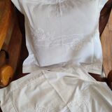 2 white embroidered cushion covers from Nimbus