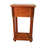 bedside / small console empire style in solid merissier and copy veneer (XXth)