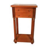 bedside / small console empire style in solid merissier and copy veneer (XXth)