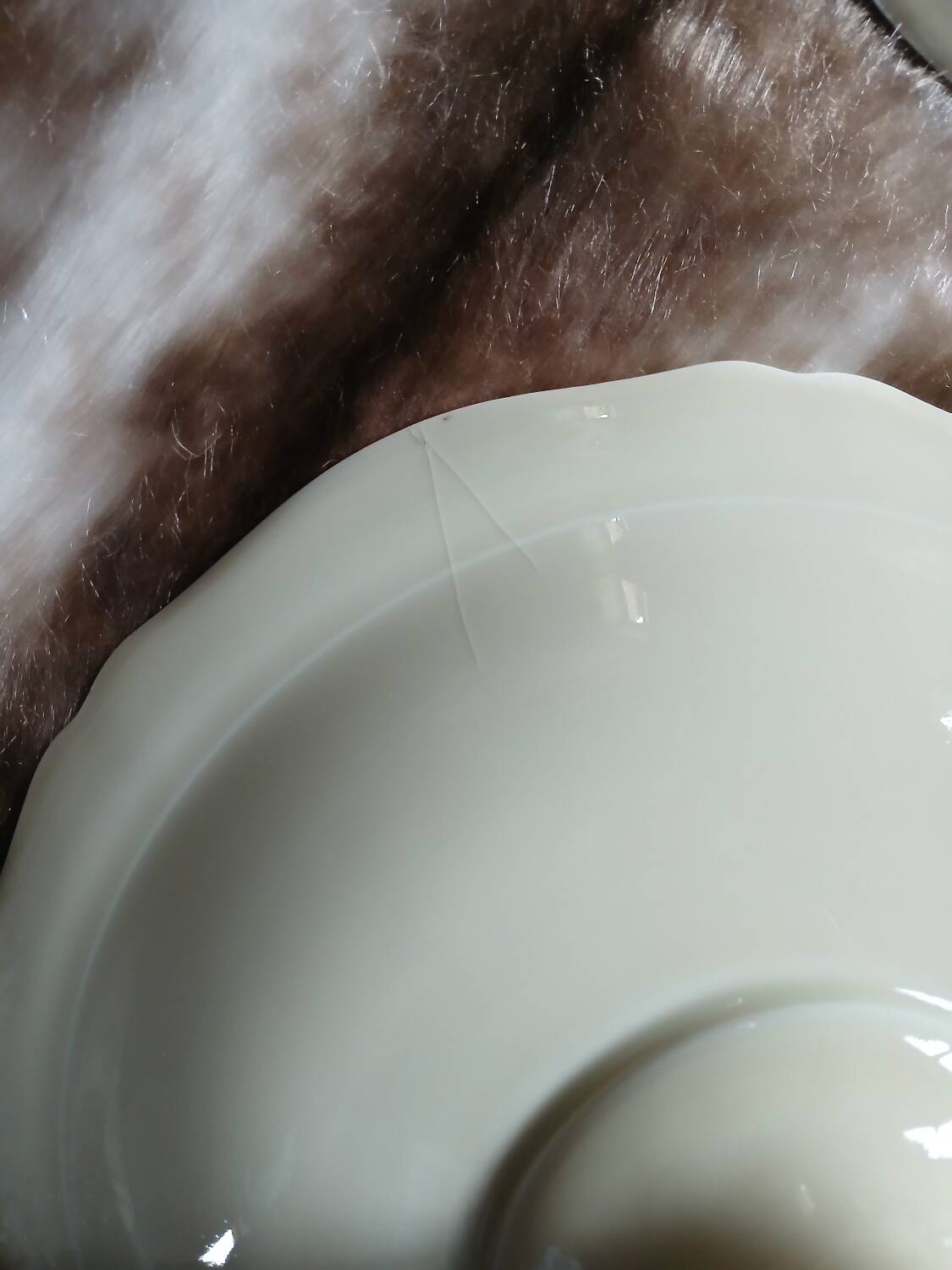 Service of 8 plates + 1 compote dish Limoges France