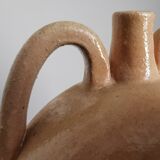 Vase soliflore français en grès émaillé / signature / céramique française / travail artisanal