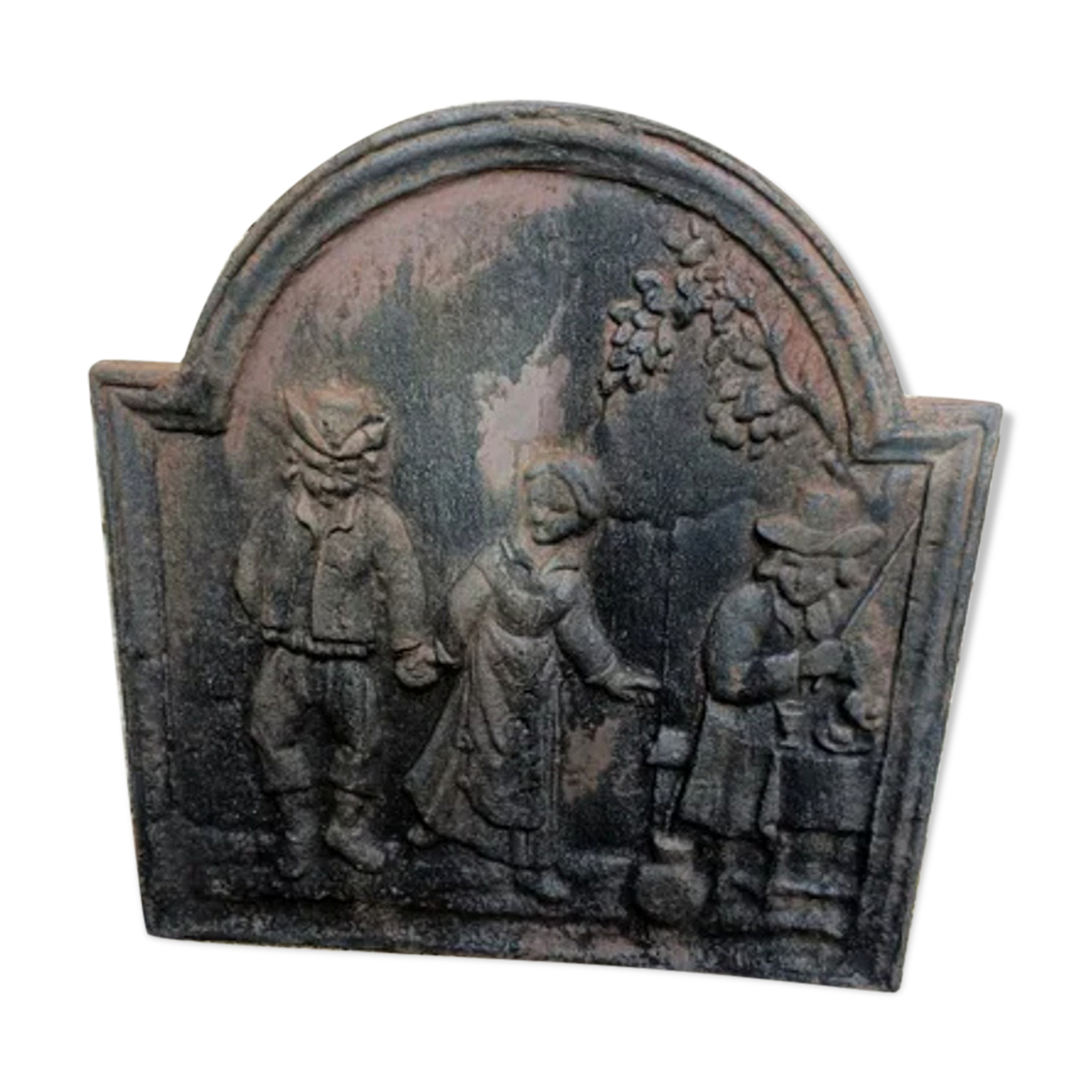 Plaque de cheminée 54x52