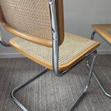 Pair of chairs Marcel Breuer Cesca B32