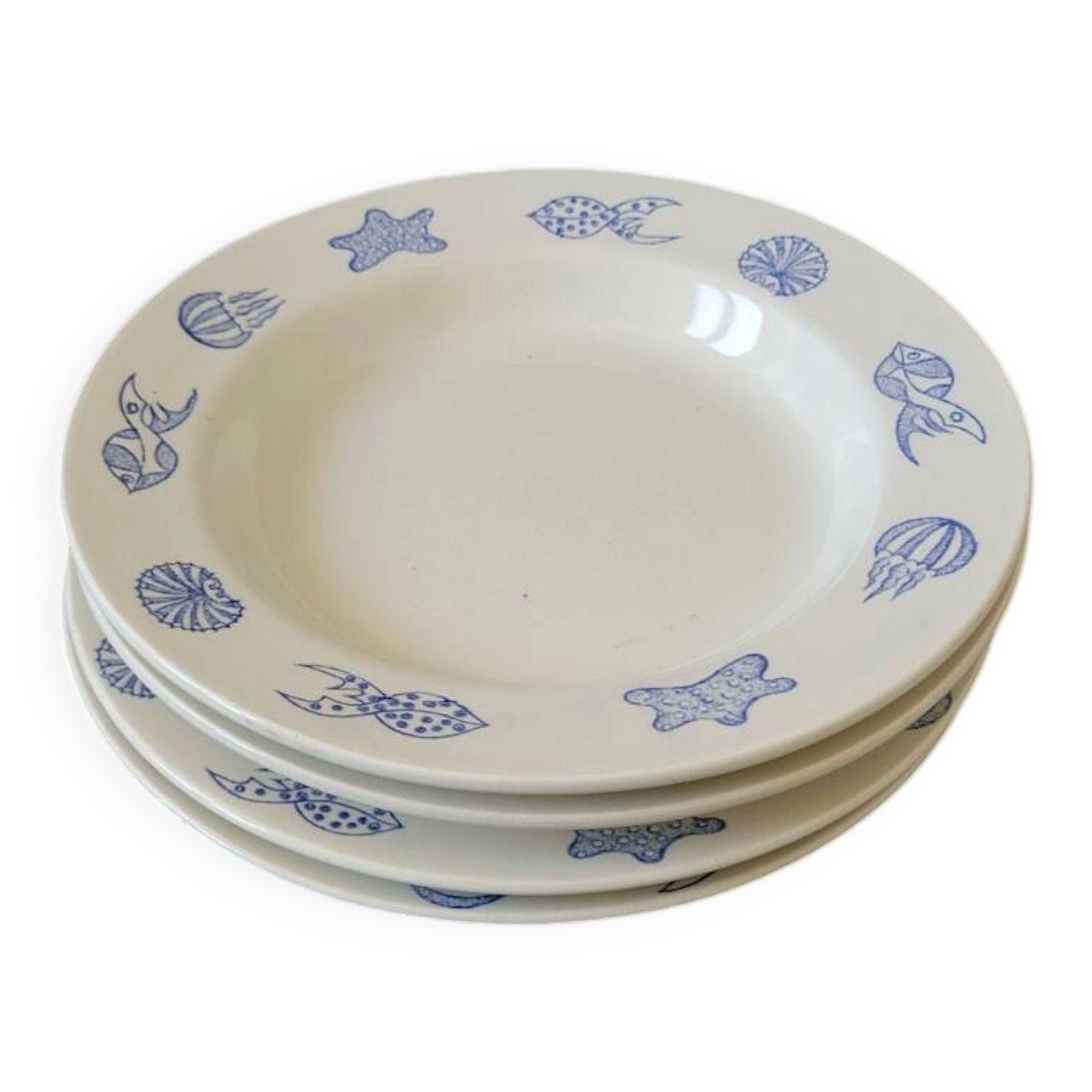 Set of 4 shell plates