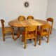Vintage solid pine table, Scandinavian design by Rainer Daumiller, 1970s