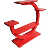 Red Modernist Flower Stand