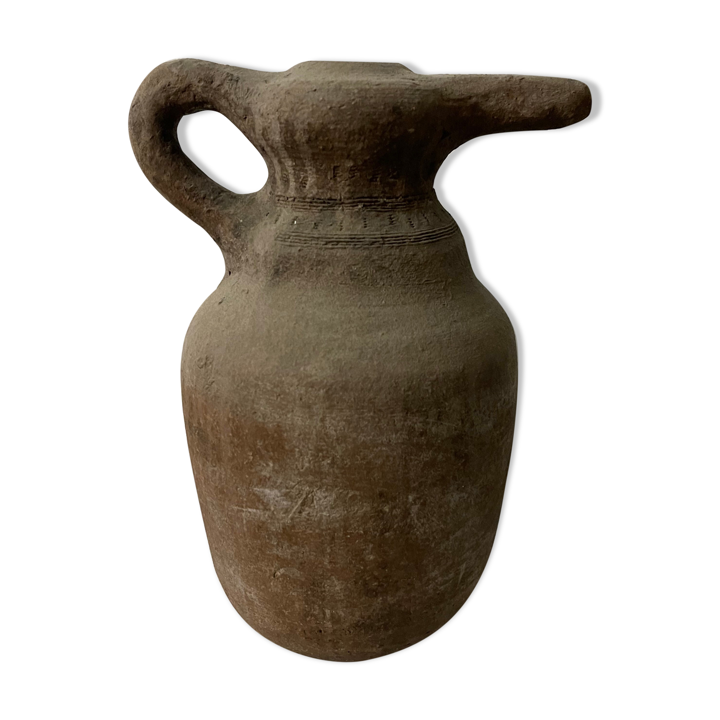 Zoomorphic pitcher with a beaked ancient Islamic ceramic birds