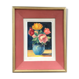 Painting bouquet of roses