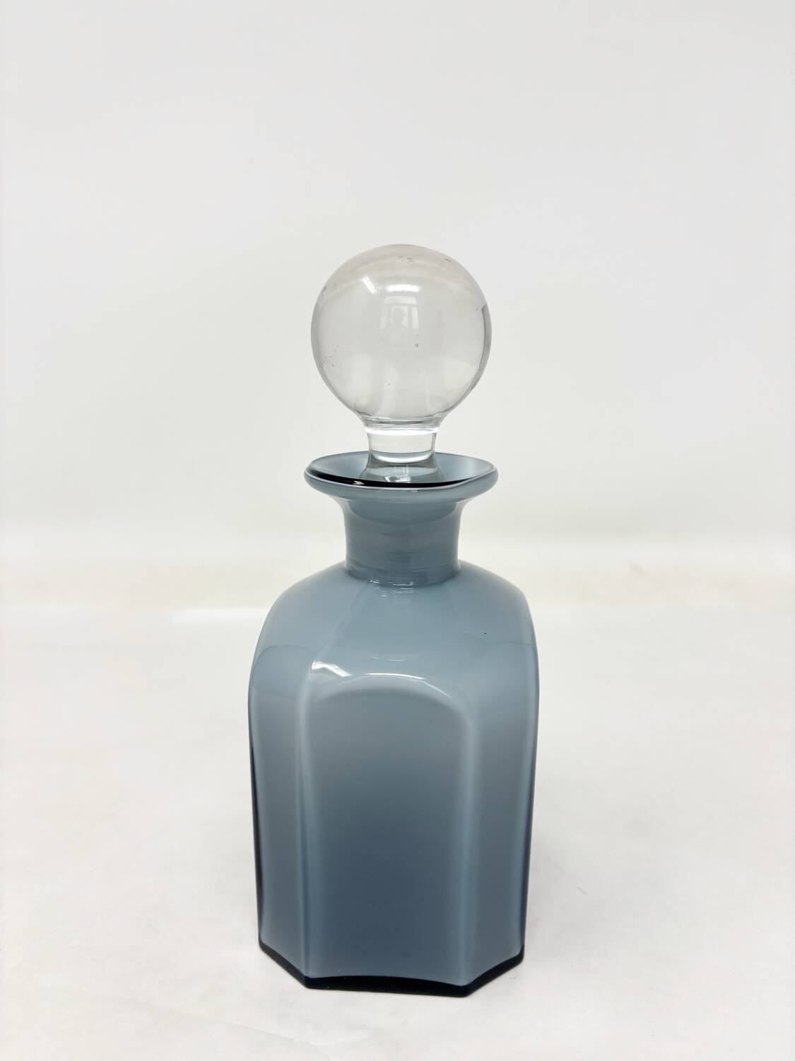 Grey carafe in Portuguese opaline