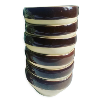 Set of 6 bowls digoin