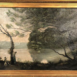 Oil on canvas early twentieth century