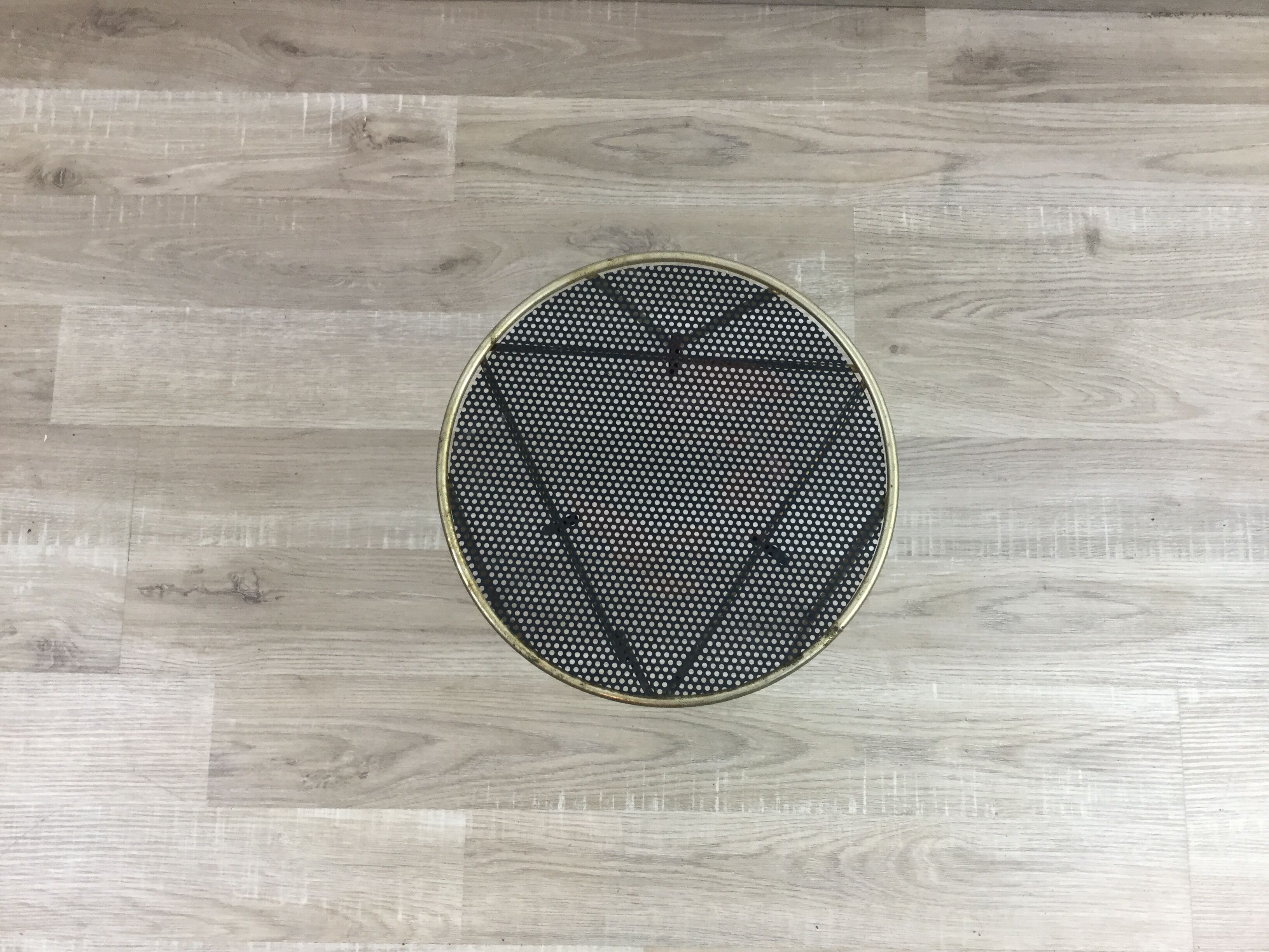 Perforated door-plant stool