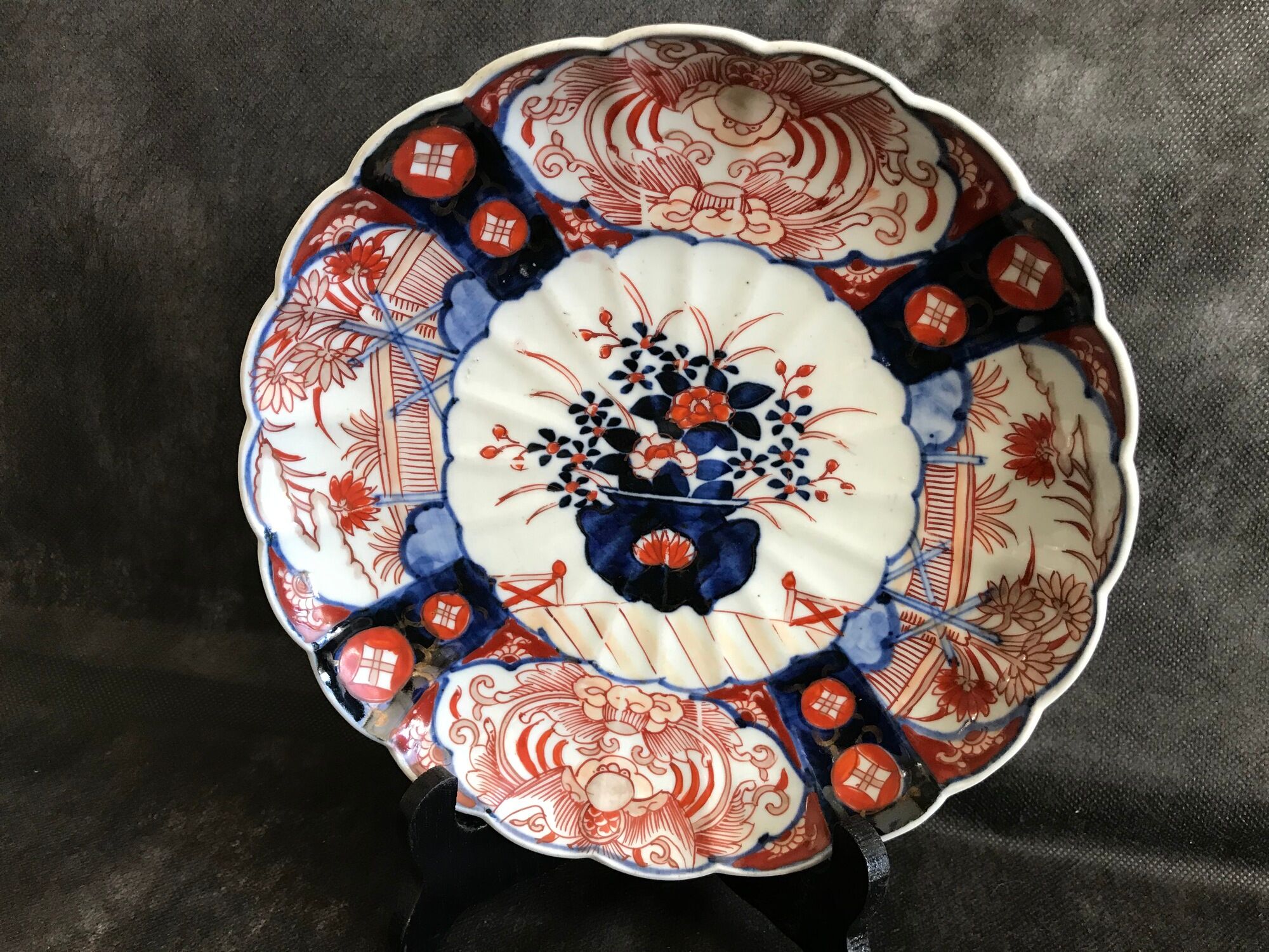 1065 Plates (3) - Imari - Porcelain - Japan - Meiji Period (1868-1912)