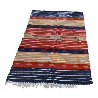 Multicolored Berber kilim carpets