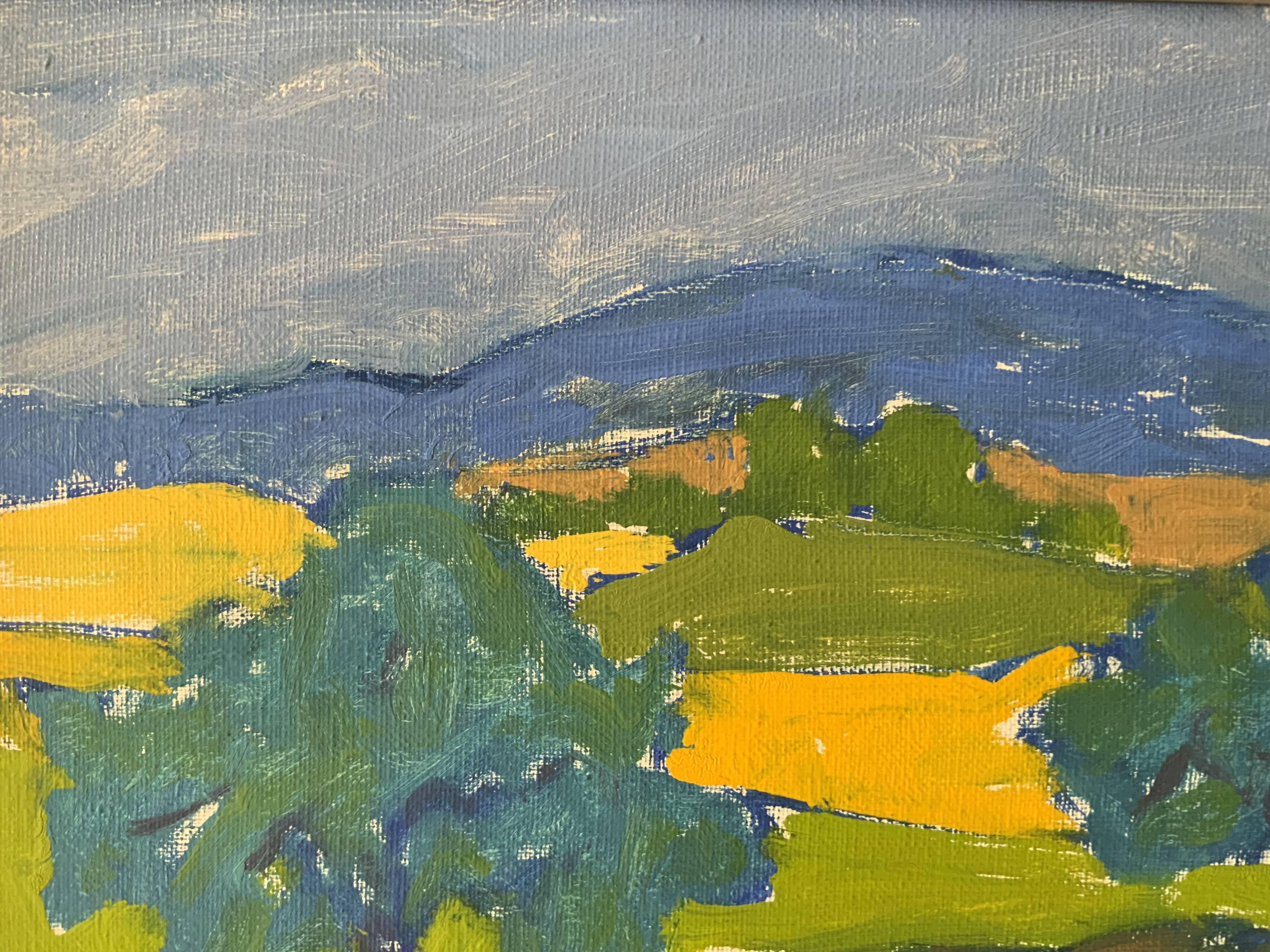 Svan Grandin (1906- 1982) Vintage Painting Landscape, signed