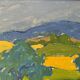 Svan Grandin (1906- 1982) Vintage Painting Landscape, signed
