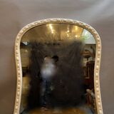 Large C19th Painted Overmantle Mirror