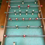 Old foldable table football, 1950s.