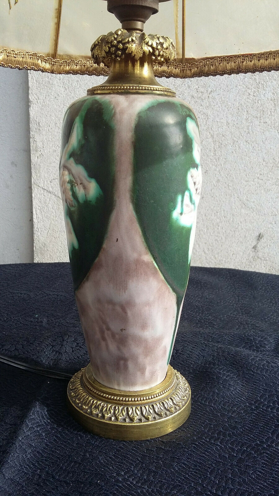Ceramic lamp signed