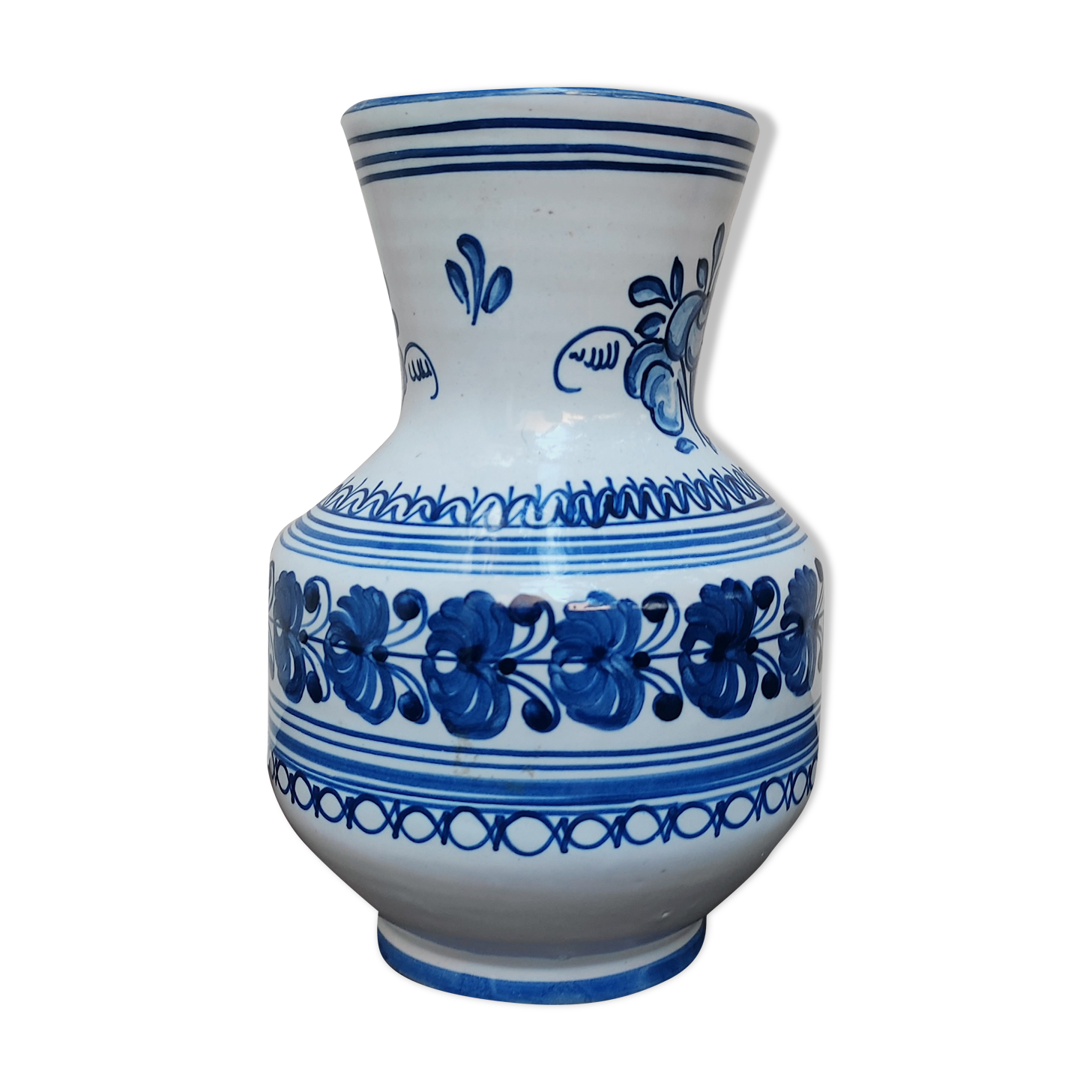 Hand-painted ceramic vase