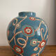 Vase boule faïence années 30