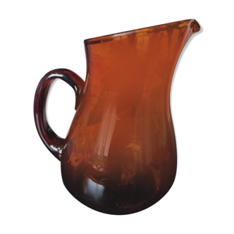 Vintage glass pitcher