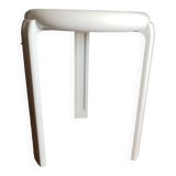 White Lucchese tripod stool - 1970s - Made in Italy